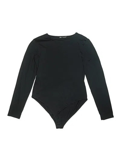 Pre-owned Zara Bodysuit In Black