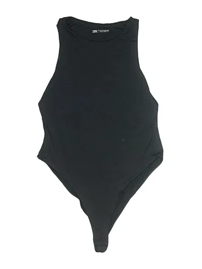 Pre-owned Zara Bodysuit In Black