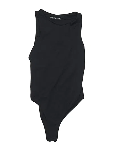 Pre-owned Zara Bodysuit In Black