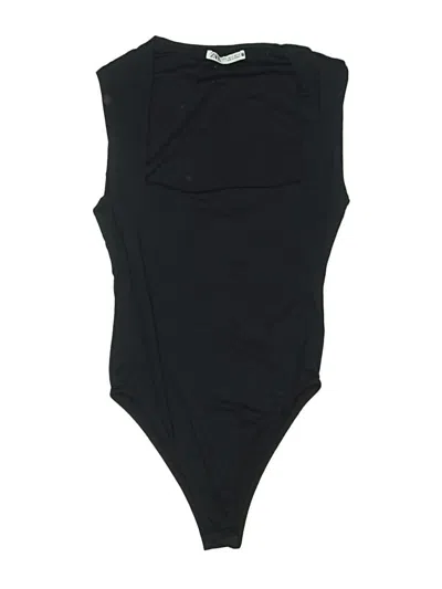 Pre-owned Zara Bodysuit In Black