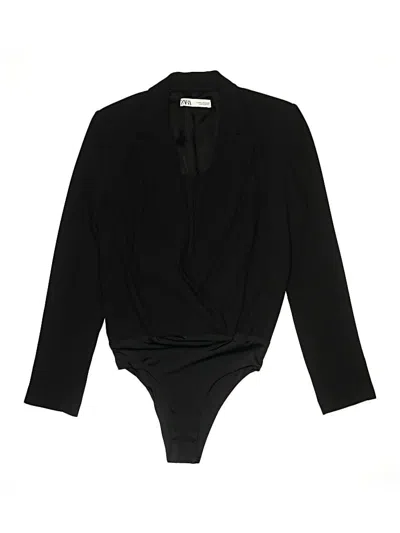 Pre-owned Zara Bodysuit In Black