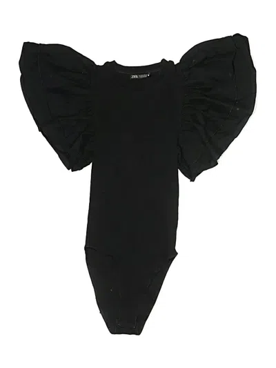 Pre-owned Zara Bodysuit In Black