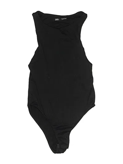 Pre-owned Zara Bodysuit In Black