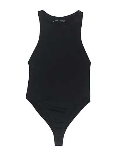Pre-owned Zara Bodysuit In Black