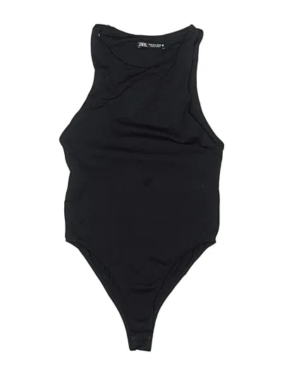Pre-owned Zara Bodysuit In Black