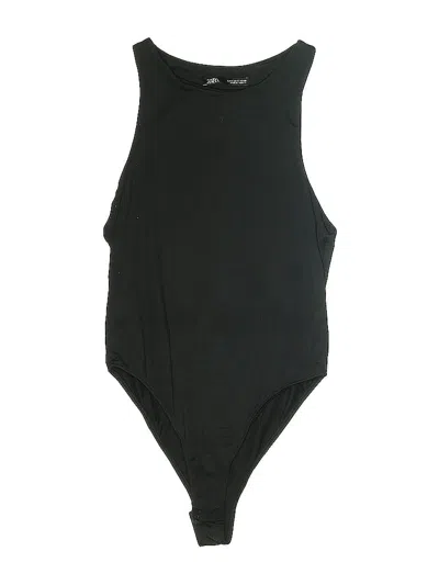 Pre-owned Zara Bodysuit In Black