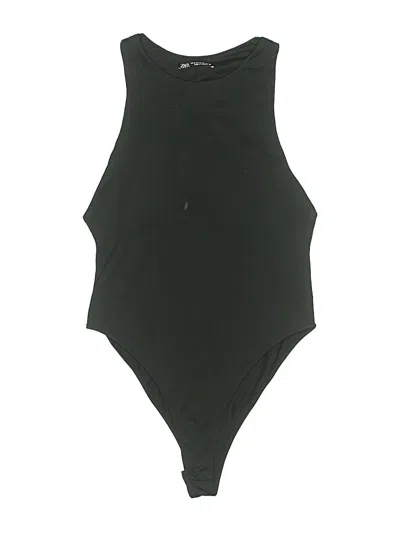 Pre-owned Zara Bodysuit In Black