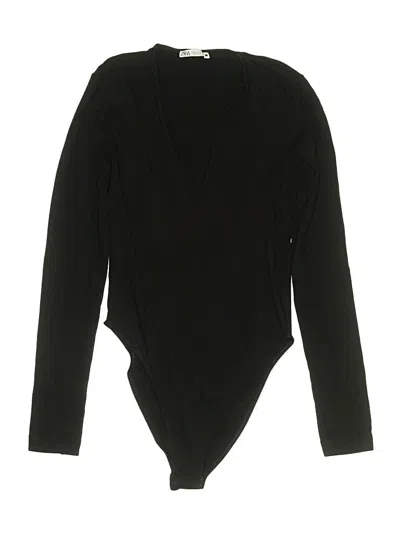 Pre-owned Zara Bodysuit In Black