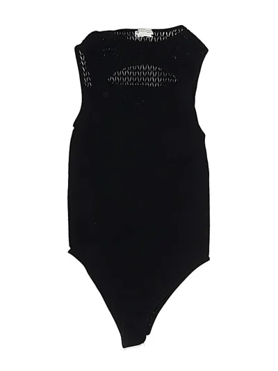 Pre-owned Zara Bodysuit In Black