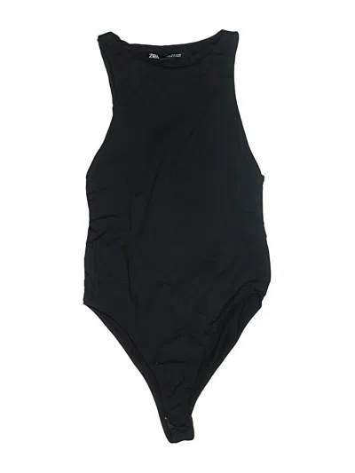 Pre-owned Zara Bodysuit In Black