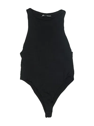 Pre-owned Zara Bodysuit In Black