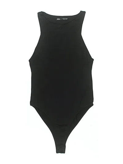 Pre-owned Zara Bodysuit In Black
