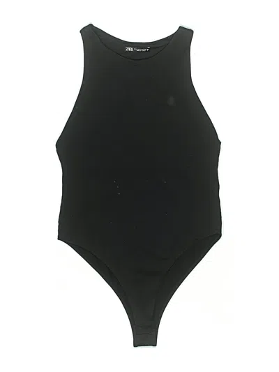 Pre-owned Zara Bodysuit In Black