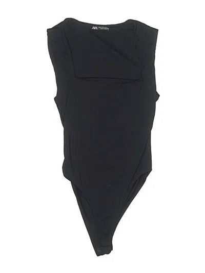 Pre-owned Zara Bodysuit In Black