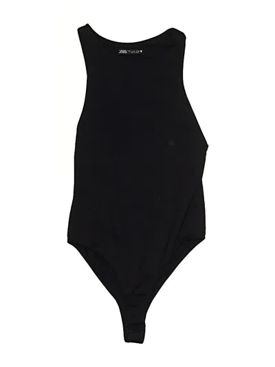 Pre-owned Zara Bodysuit In Black