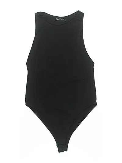 Pre-owned Zara Bodysuit In Black