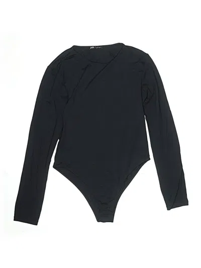 Pre-owned Zara Bodysuit In Black