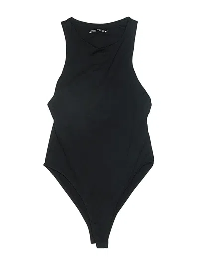 Pre-owned Zara Bodysuit In Black