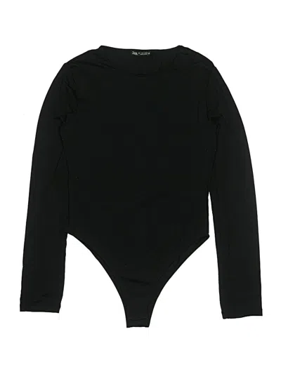 Pre-owned Zara Bodysuit In Black
