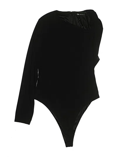 Pre-owned Zara Bodysuit In Black