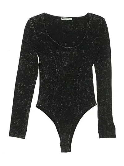 Pre-owned Zara Bodysuit In Black