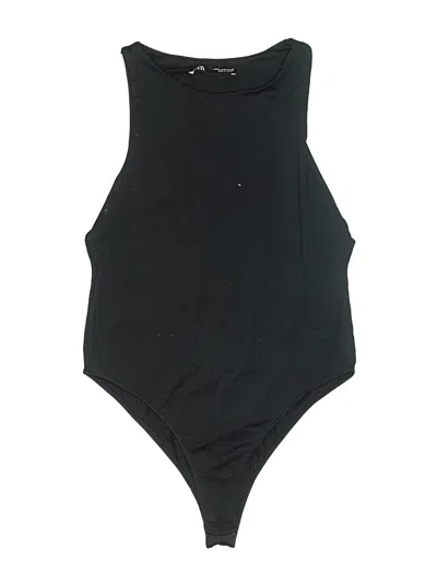 Pre-owned Zara Bodysuit In Black