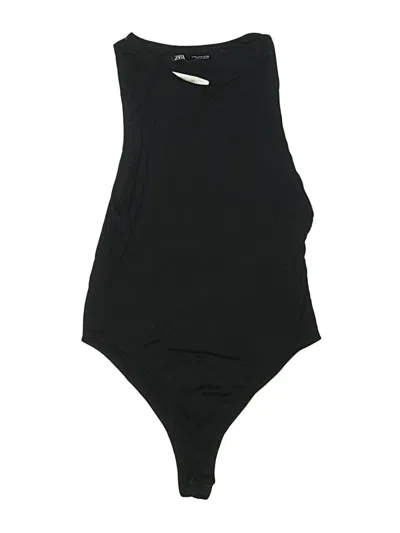 Pre-owned Zara Bodysuit In Black