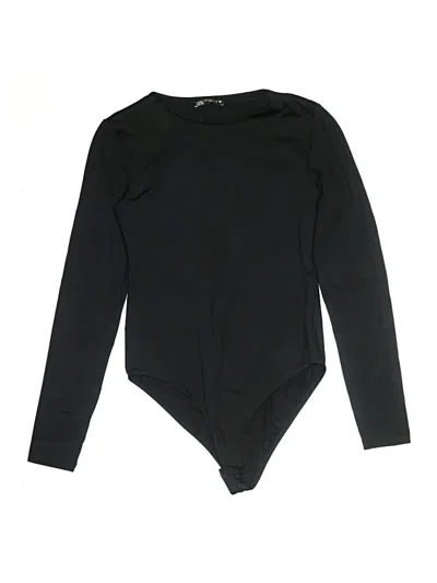 Pre-owned Zara Bodysuit In Black