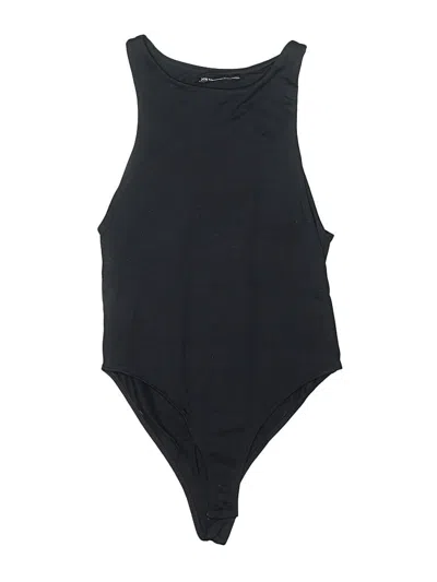 Pre-owned Zara Bodysuit In Black