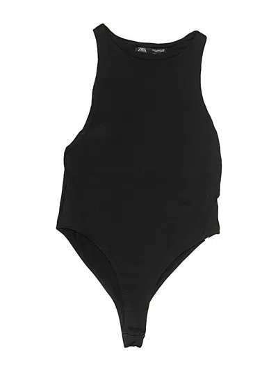Pre-owned Zara Bodysuit In Black