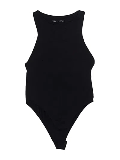 Pre-owned Zara Bodysuit In Black