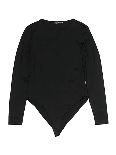 Pre-owned Zara Bodysuit In Black