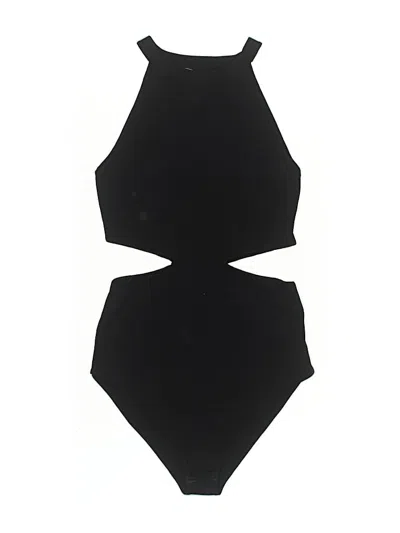 Pre-owned Zara Bodysuit In Black