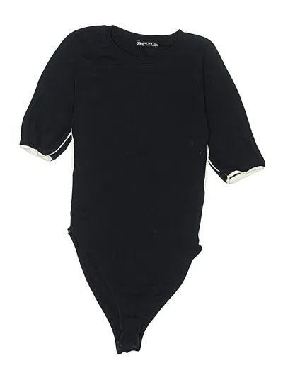 Pre-owned Zara Bodysuit In Black