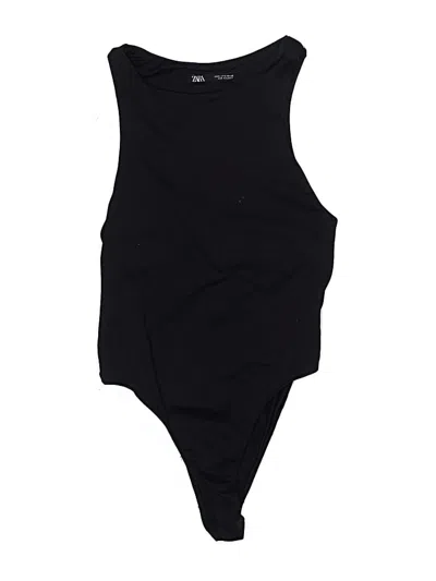 Pre-owned Zara Bodysuit In Black