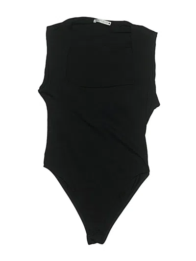 Pre-owned Zara Bodysuit In Black