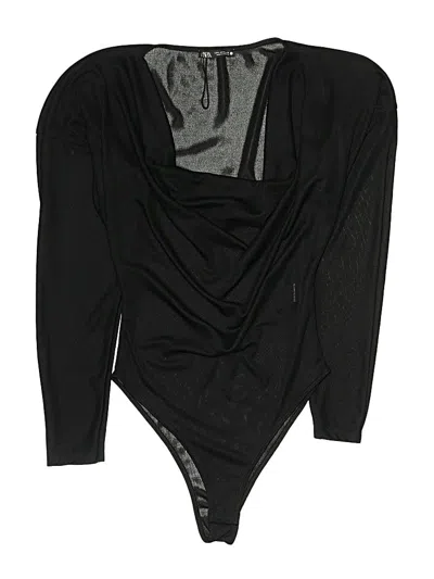 Pre-owned Zara Bodysuit In Black