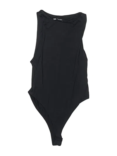 Pre-owned Zara Bodysuit In Black