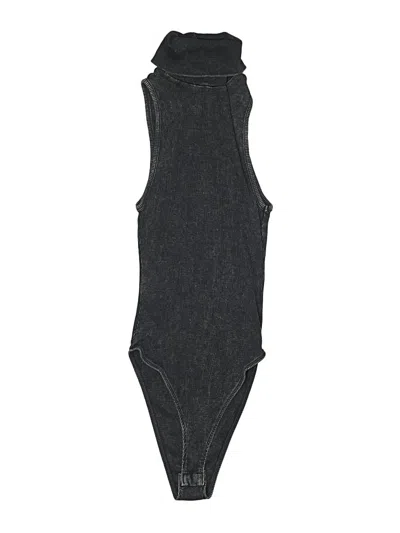 Pre-owned Zara Bodysuit In Black