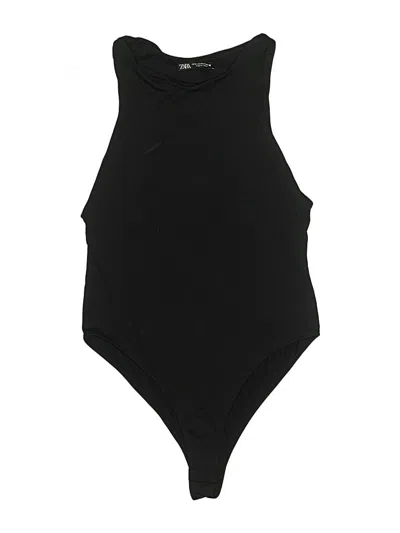 Pre-owned Zara Bodysuit In Black
