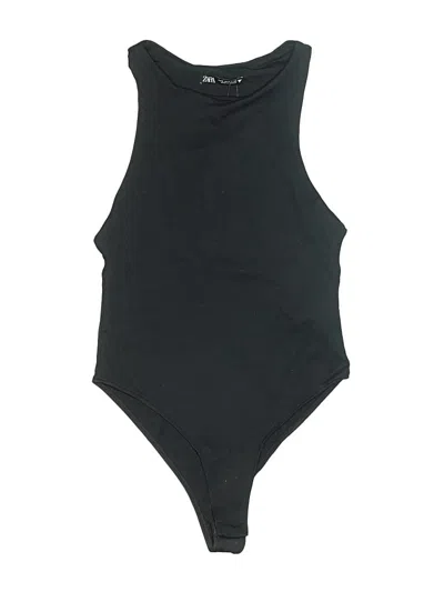 Pre-owned Zara Bodysuit In Black