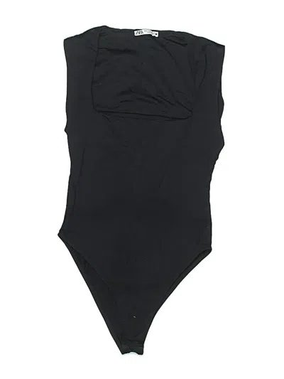 Pre-owned Zara Bodysuit In Black