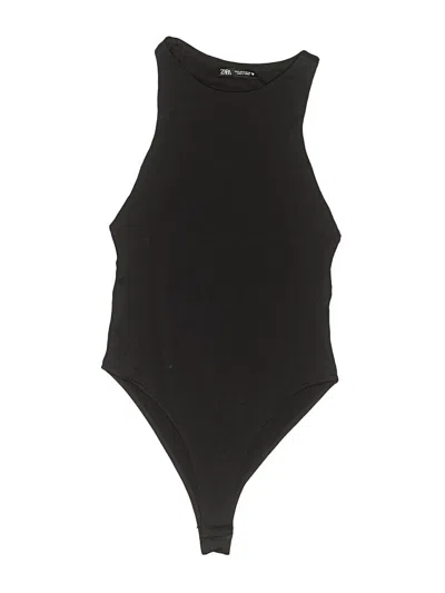 Pre-owned Zara Bodysuit In Black
