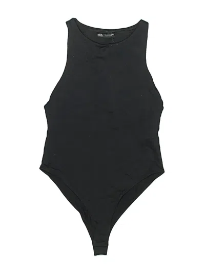 Pre-owned Zara Bodysuit In Black