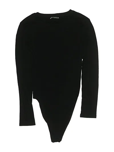 Pre-owned Zara Bodysuit In Black