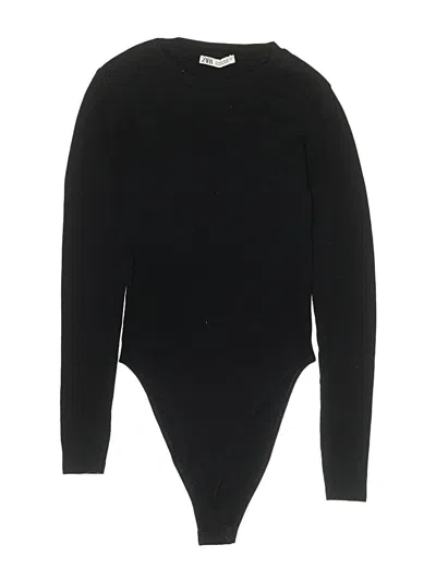 Pre-owned Zara Bodysuit In Black
