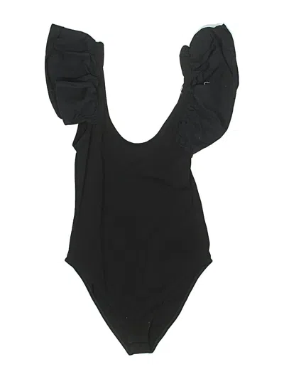 Pre-owned Zara Bodysuit In Black
