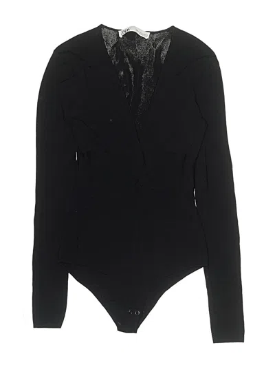 Pre-owned Zara Bodysuit In Black