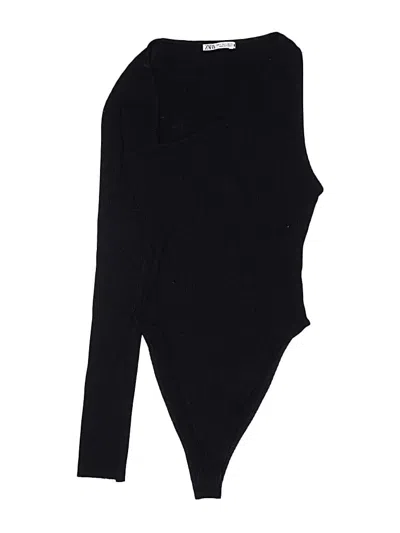 Pre-owned Zara Bodysuit In Black