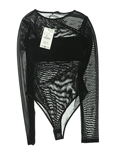 Pre-owned Zara Bodysuit In Black